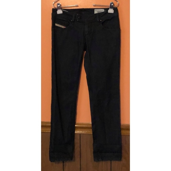 Diesel Denim - Dark Wash Nevy Stretch Ankle Jeans